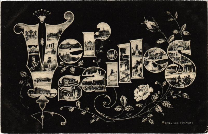 Carte postale ancienne Souvenir de Versailles France à Versailles
