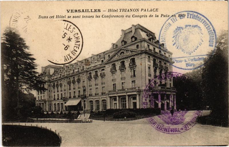 Carte postale ancienne Versailles Hotel Trianon Palace France à Versailles
