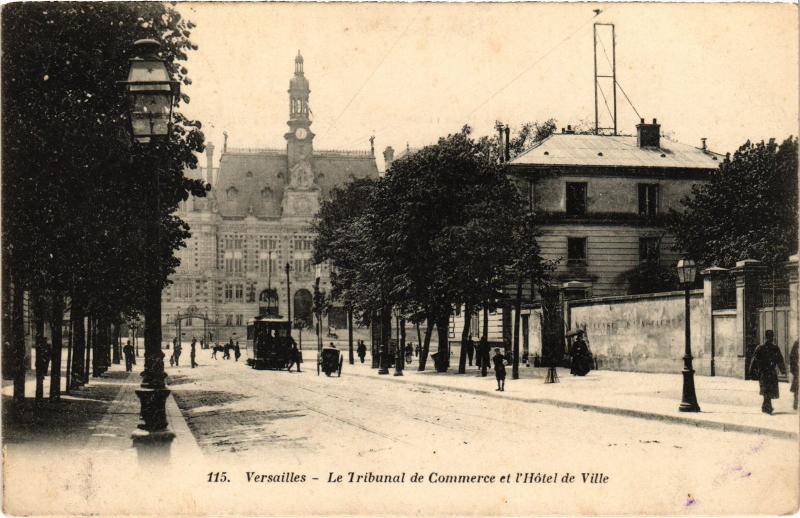 Carte postale ancienne Versailles Le Tribunal de Commerce France à Versailles