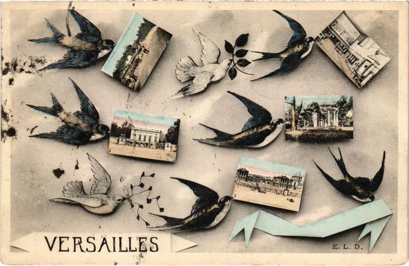 Carte postale ancienne Souvenir de Versailles France à Versailles