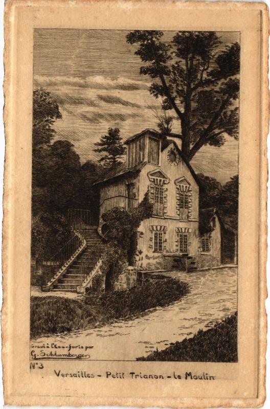Carte postale ancienne Versailles Petit Trianon, le Moulin France à Versailles