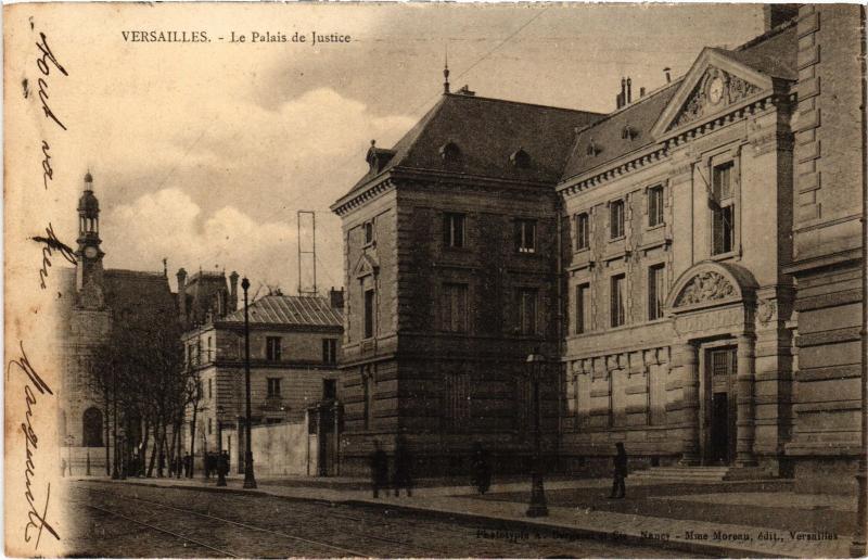 Carte postale ancienne Versailles Le Palais de Justice France à Versailles