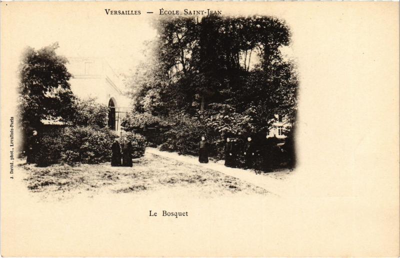 Carte postale ancienne Versailles Le Bosquet France à Versailles