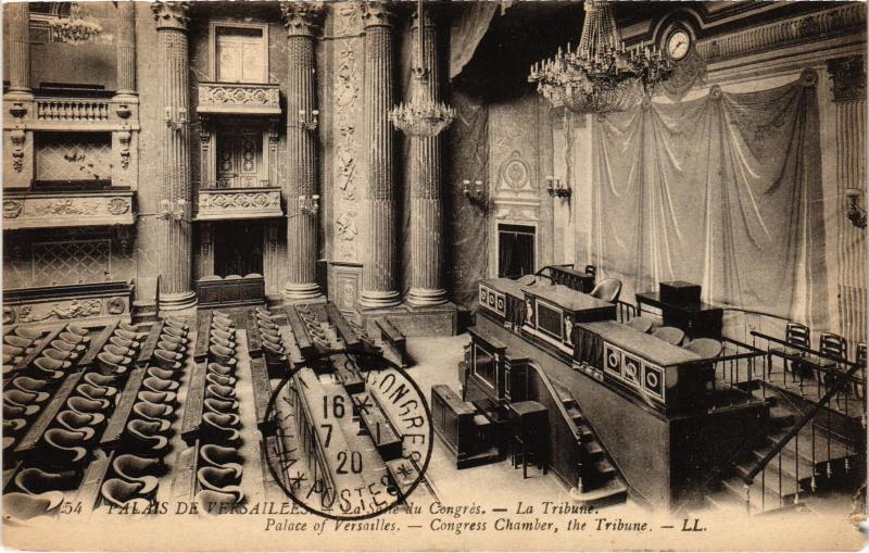 Carte postale ancienne Versailles La Tribune France à Versailles