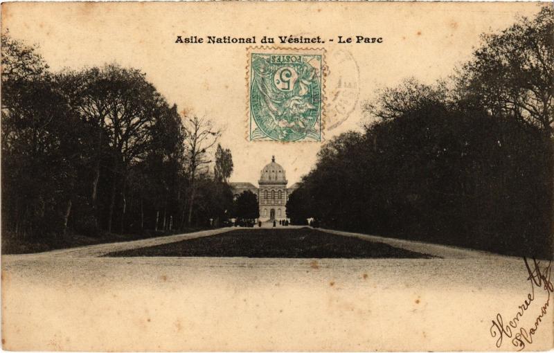 Carte postale ancienne Le Vesinet Le Parc France