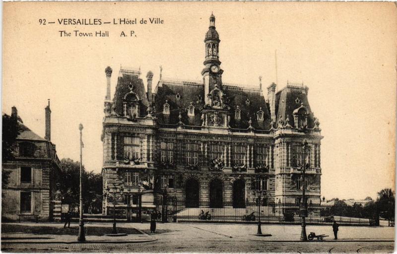 Carte postale ancienne Versailles L'Hotel de Ville France à Versailles