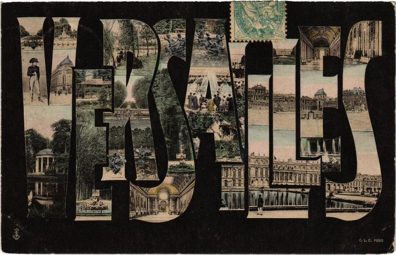 Carte postale ancienne Souvenir de Versailles France à Versailles