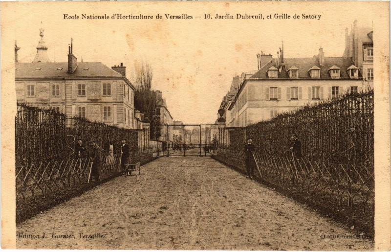 Carte postale ancienne Versailles Ecole Nationale d'Horticulture France à Versailles