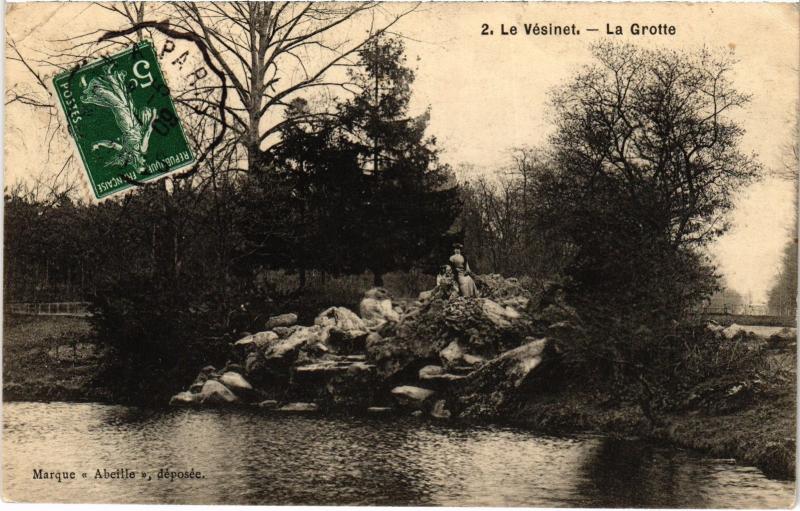 Carte postale ancienne Le Vesinet La Grotte France