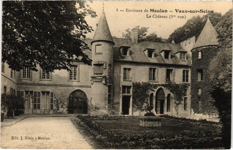 Carte postale ancienne Vaux Le Chateau France