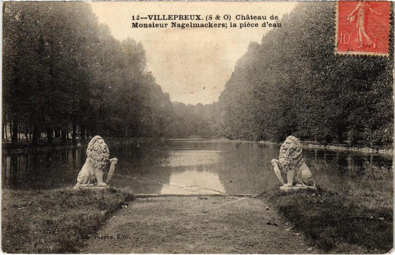 Carte postale ancienne Villepreux Chateau de Monsieur Nagelmackers France à Villepreux