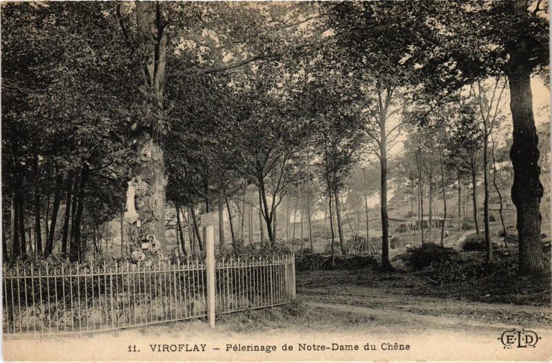 Carte postale ancienne Viroflay Pelerinage de N-D du Chene France à Viroflay