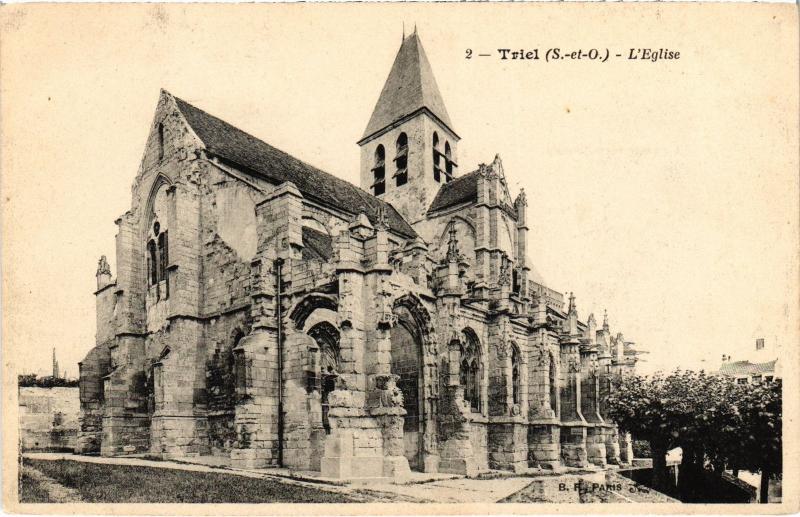 Carte postale ancienne Triel L'Eglise France