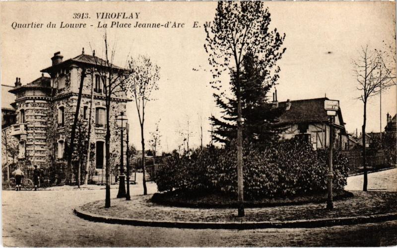Carte postale ancienne Viroflay Quartier du Louvre France à Viroflay