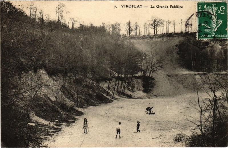 Carte postale ancienne Viroflay La Grande Sabliere France à Viroflay
