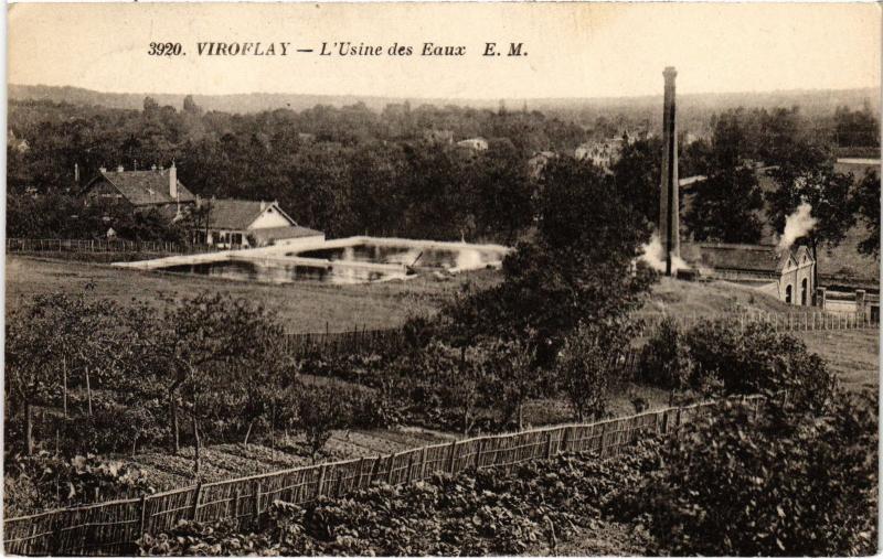 Carte postale ancienne Viroflay L'Usine des Eaux France à Viroflay