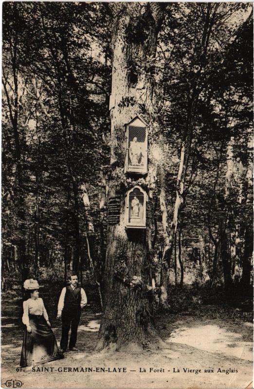 Carte postale ancienne Saint-Germain en Laye La Foret, La Vierge France à Saint-Germain-en-Laye