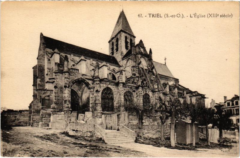 Carte postale ancienne Triel L'Eglise France