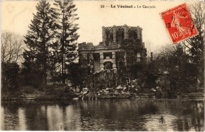 Carte postale ancienne Le Vesinet La Cascade France