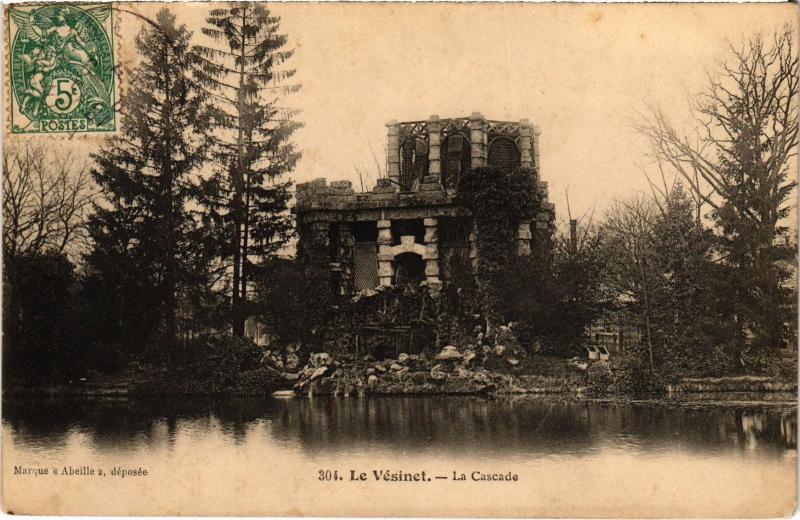 Carte postale ancienne Le Vesinet La Cascade France