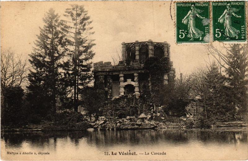 Carte postale ancienne Le Vesinet La Cascade France