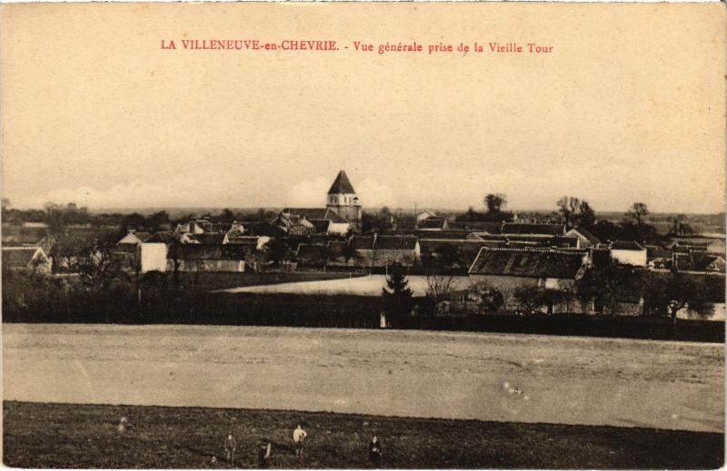 Carte postale ancienne La Villeneuve en Chevrie Vue Generale France à La Villeneuve-en-Chevrie