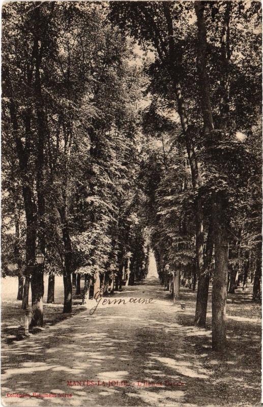 Carte postale ancienne Mantes la Jolie L'Ile France à Mantes-la-Jolie