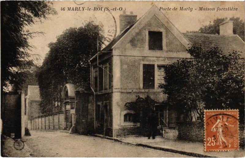 Carte postale ancienne Marly le Roi Maison forestiere France à Marly-le-Roi