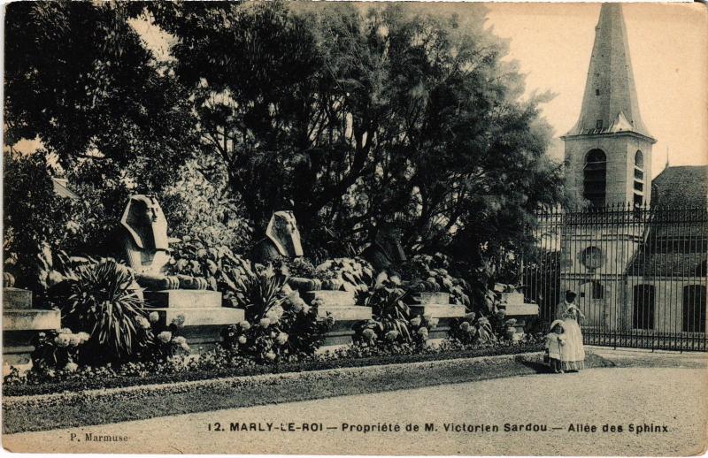 Carte postale ancienne Marly le Roi Propriete de M. Victorien Sardou France à Marly-le-Roi