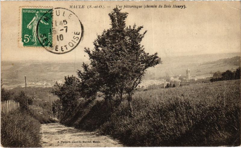 Carte postale ancienne Maule Vue pittoresque France à Maule