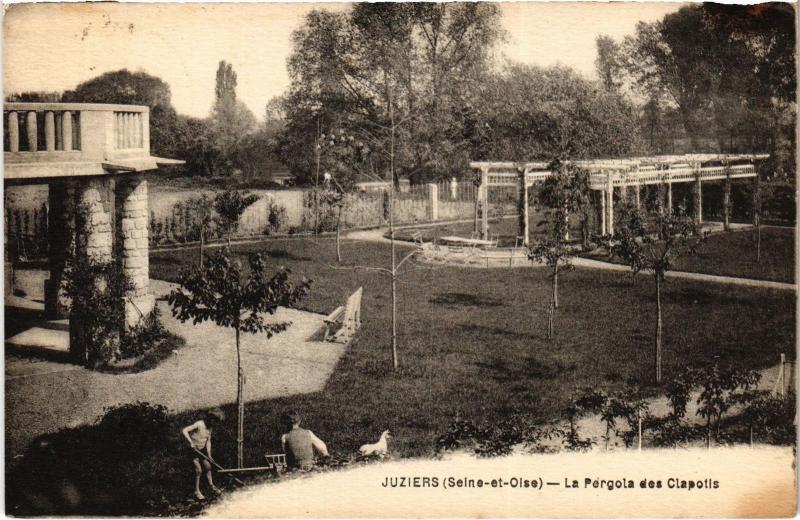 Carte postale ancienne Juziers La Pergola des Clapotis France à Juziers