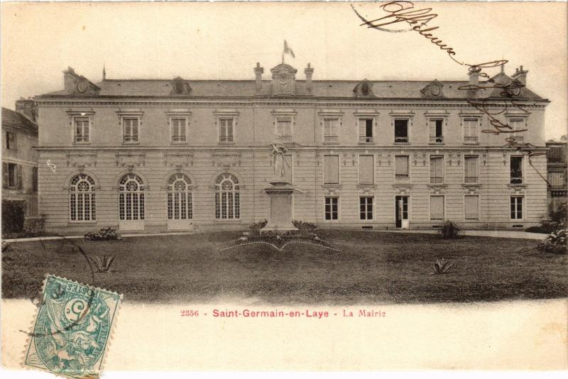 Carte postale ancienne Saint-Germain en Laye La Mairie France à Saint-Germain-en-Laye