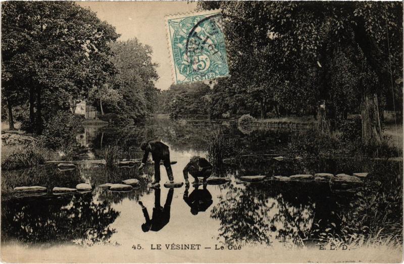 Carte postale ancienne Le Vesinet Le Gue France