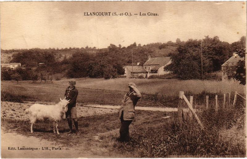 Carte postale ancienne Elancourt Les Cotes France