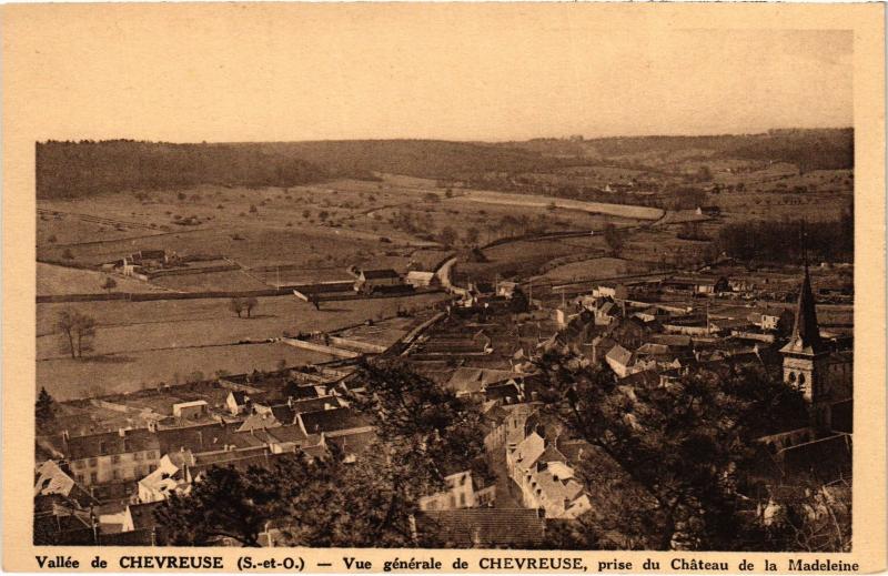 Carte postale ancienne Chevreuse Vue Generale France à Chevreuse