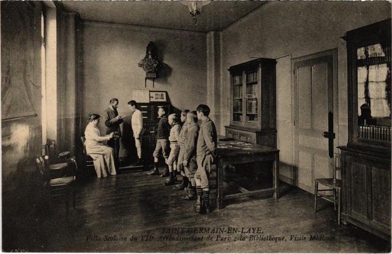 Carte postale ancienne Saint-Germain en Laye Villa Scolaire du VIIe Arrondissement France à Saint-Germain-en-Laye