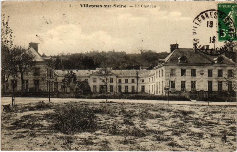 Carte postale ancienne Villennes s Seine Le Chateau France