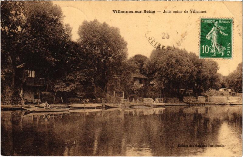 Carte postale ancienne Villennes s Seine Jolis coins de Villennes France