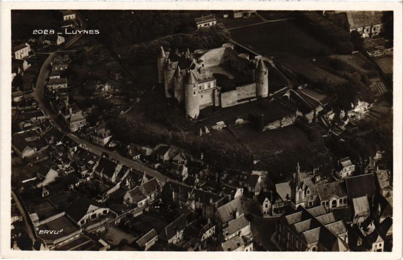 Carte postale ancienne Luynes Vue aerienne France à Luynes