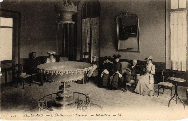 Carte postale ancienne Allevard L'Etablissement Thermal France