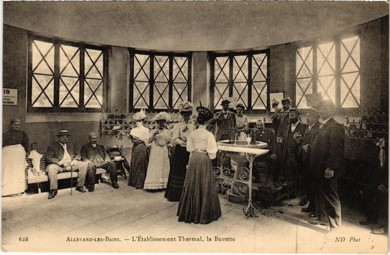 Carte postale ancienne Allevard les Bains L'Etablissement Thermal France