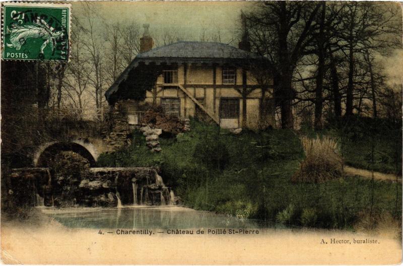 Carte postale ancienne Charentilly Chateau de Poille Saint-Pierre France à Charentilly