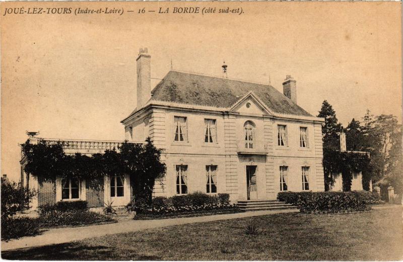 Carte postale ancienne Joue-Lez-Tours La Borde France à Tours
