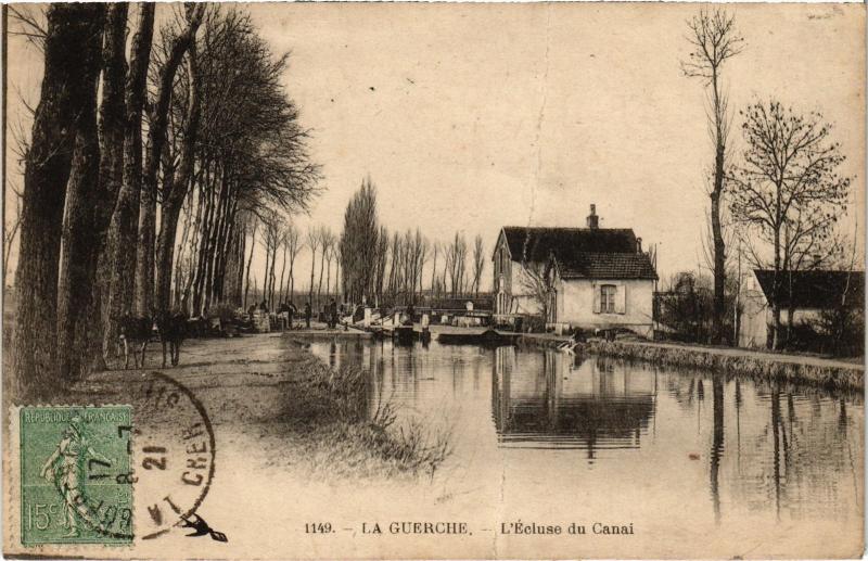 Carte postale ancienne La Guerche L'Ecluse du Canai France à La Guerche