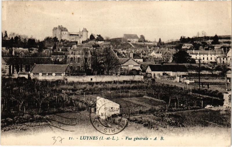 Carte postale ancienne Luynes Vue Generale France à Luynes