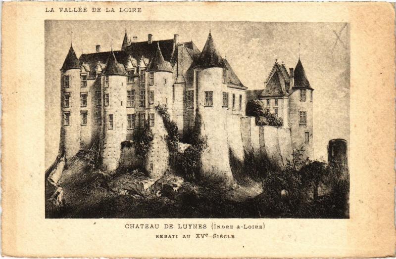 Carte postale ancienne Luynes Le Chateau France à Luynes