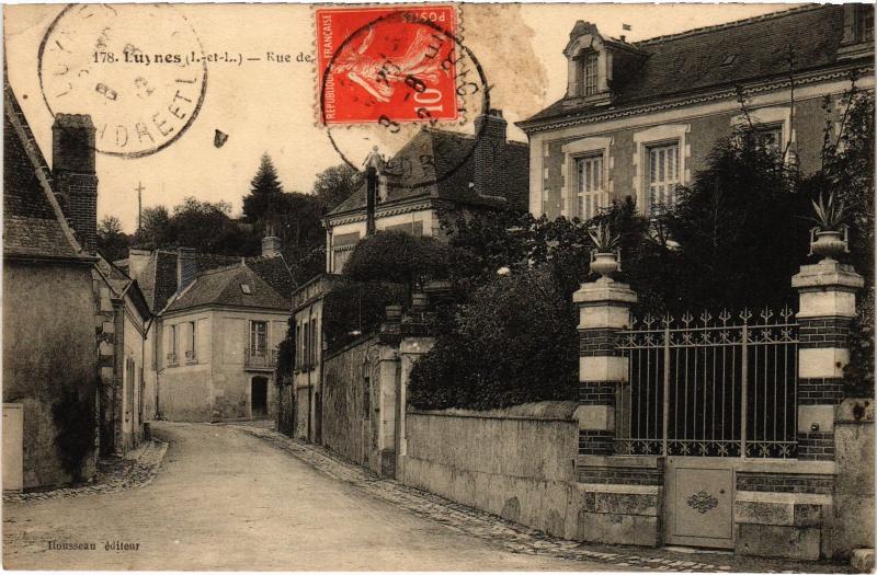 Carte postale ancienne Luynes La Rue France à Luynes