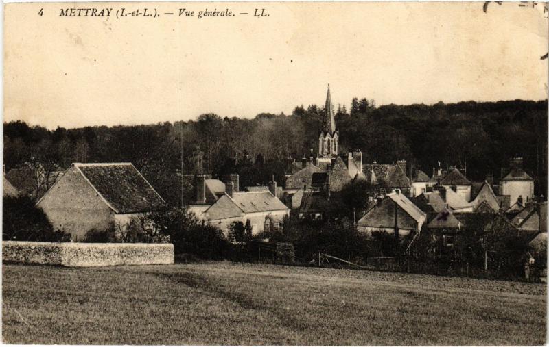Carte postale ancienne Mettray Vue Generale France à Mettray