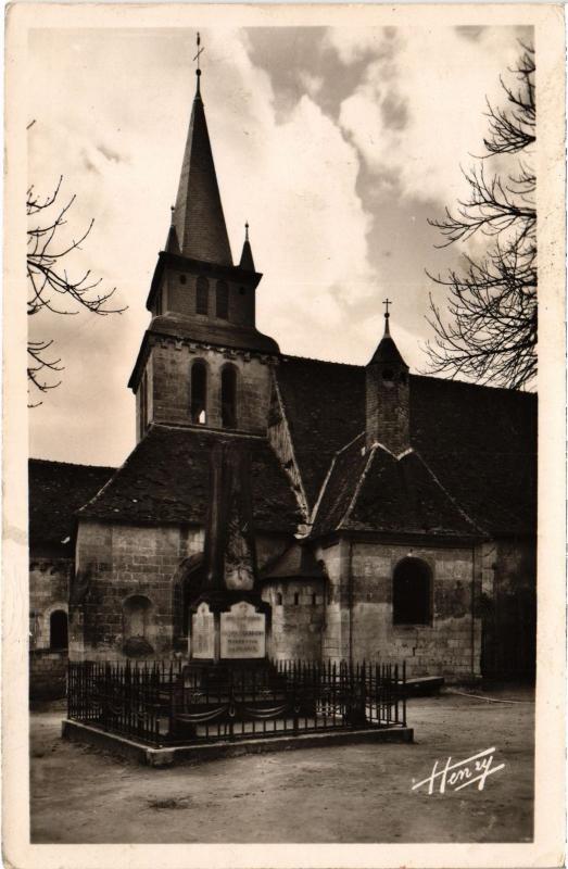 Carte postale ancienne Le Grand Pressigny Eglise Romane et Gothique France au Grand-Pressigny