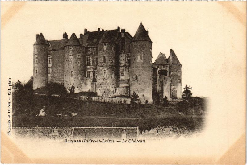 Carte postale ancienne Luynes Le Chateau France à Luynes
